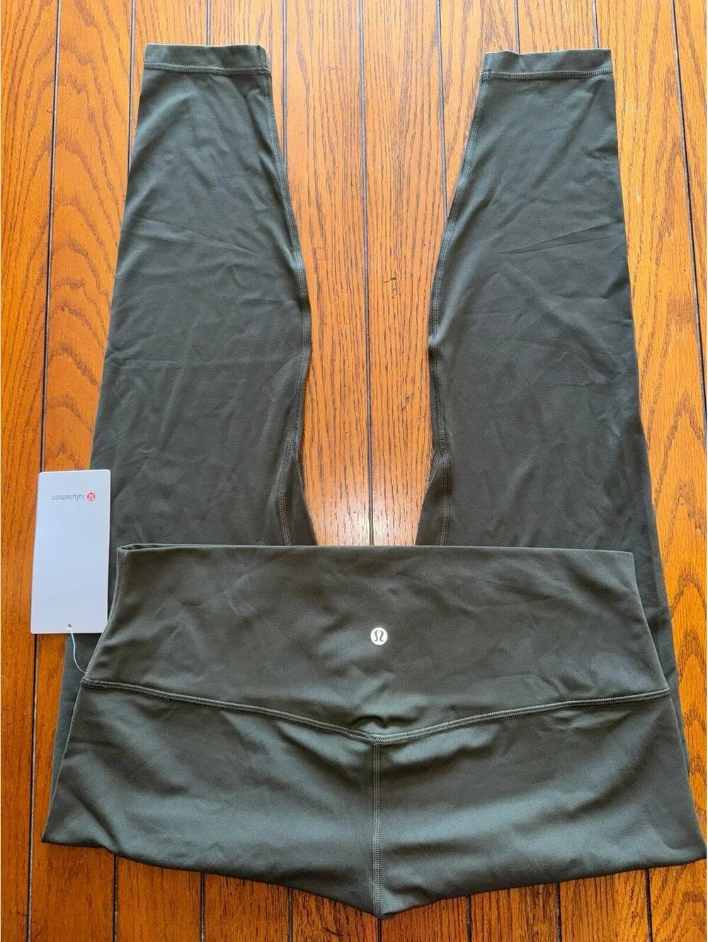 Lululemon Align High Rise 28” Dark Olive Size 16 NWT